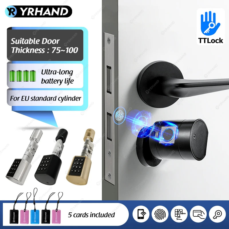 Keyless Euro Cylinder Smart Lock
