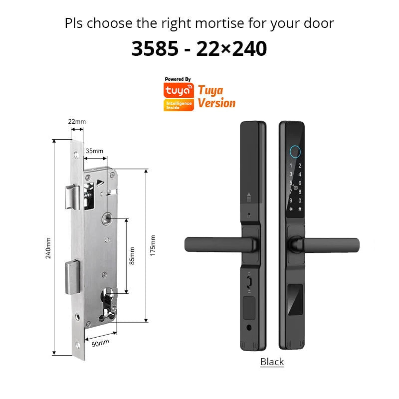 Smart Sliding Door Fingerprint Lock