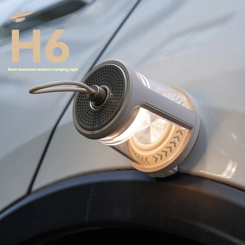 Camping Lantern Warm Light Long Battery Life Portable Tent Light Outdoor Camping Hanging Lamp Rechargeable Atmosphere Lighting