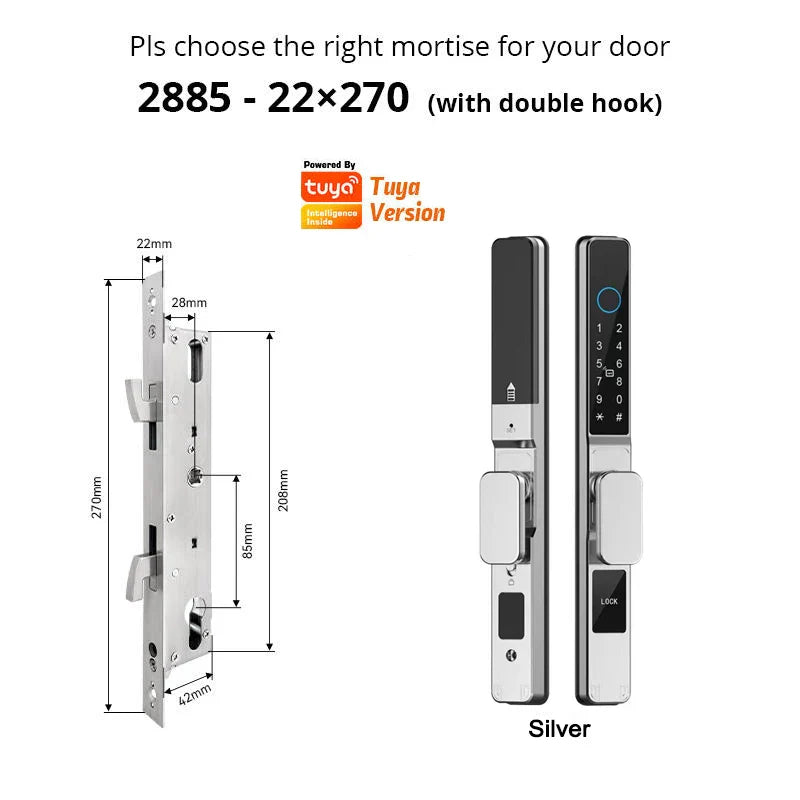 Smart Sliding Door Fingerprint Lock