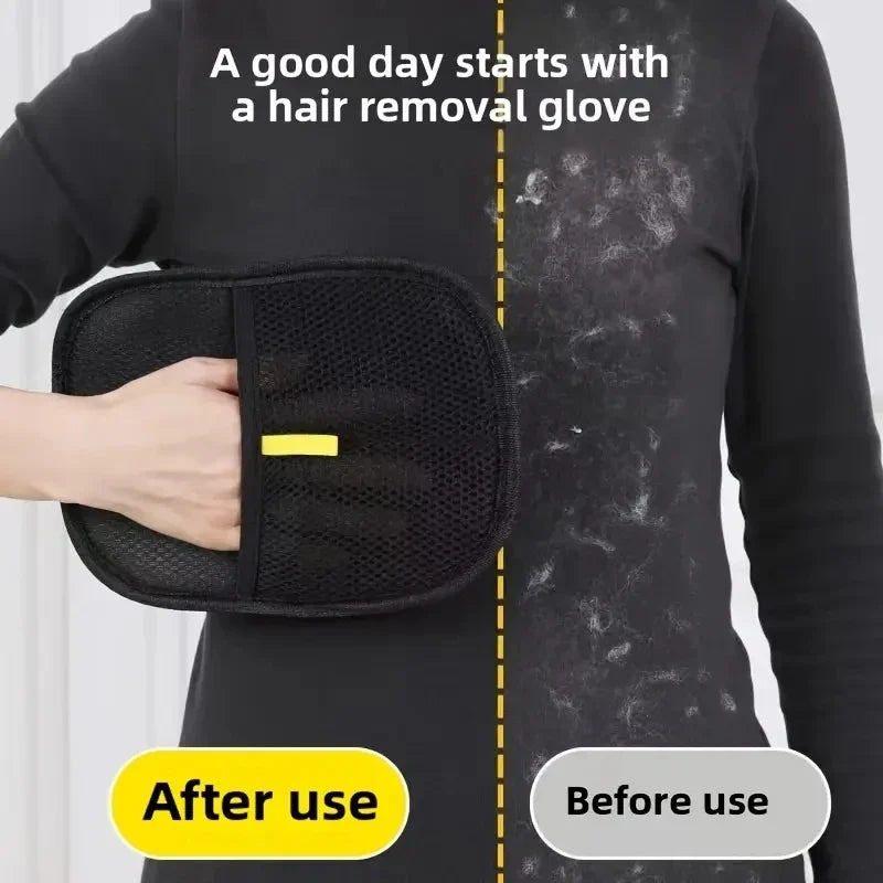 "Portable Washable Pet Hair Remover Gloves