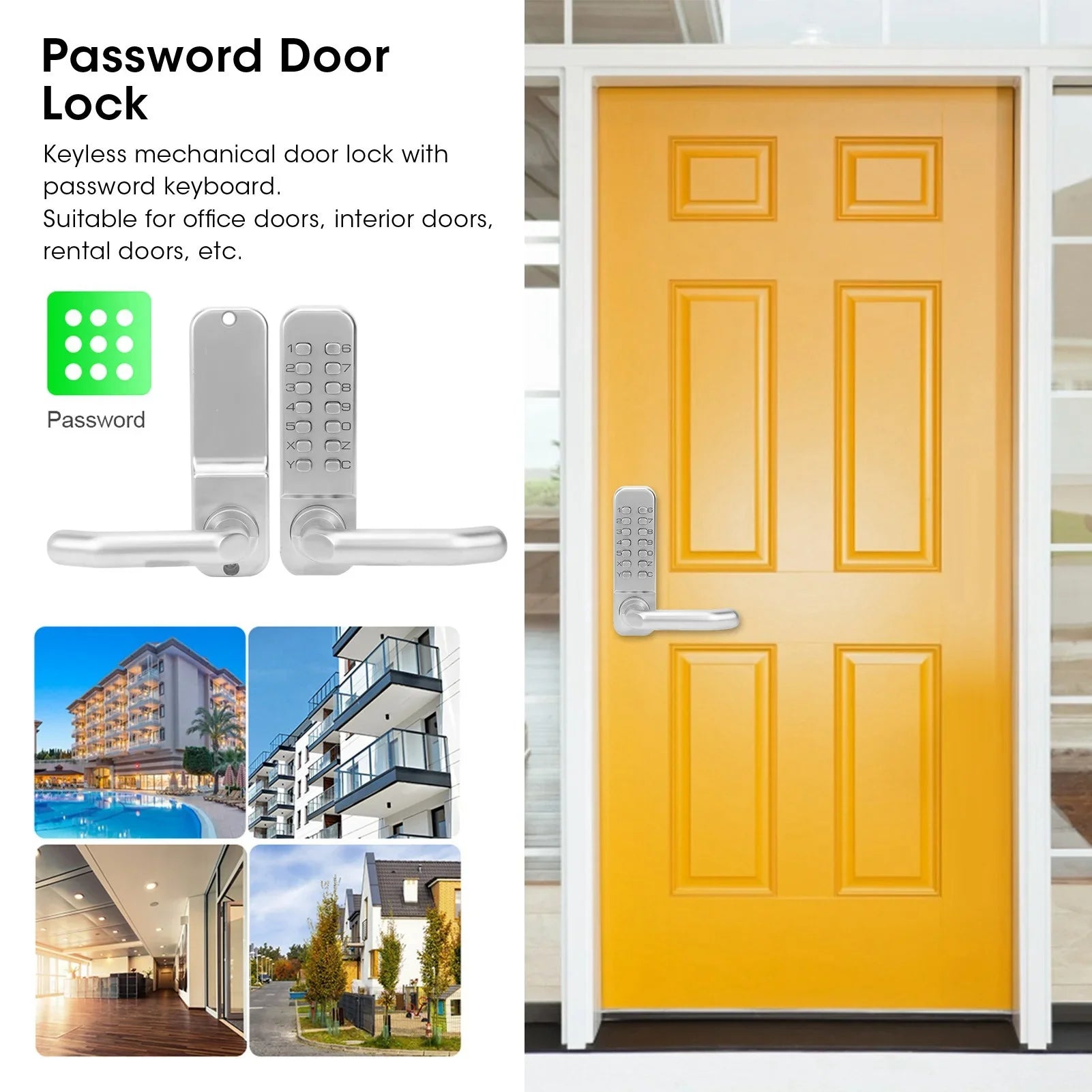 Mechanical Password Door Lock