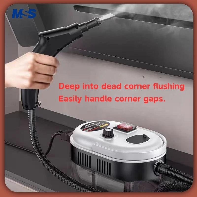 "2500W Steam Cleaner for AC, Kitchen, & Hood – 6 Speeds, 110V US / 220V EU