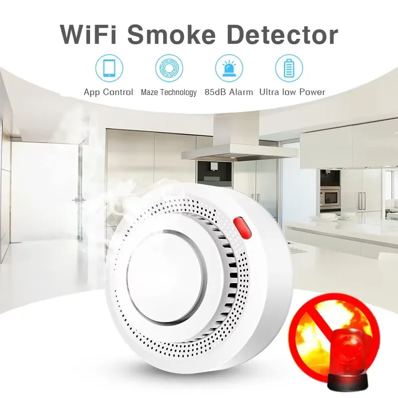 Smoke Detector 85dB Sound Security System