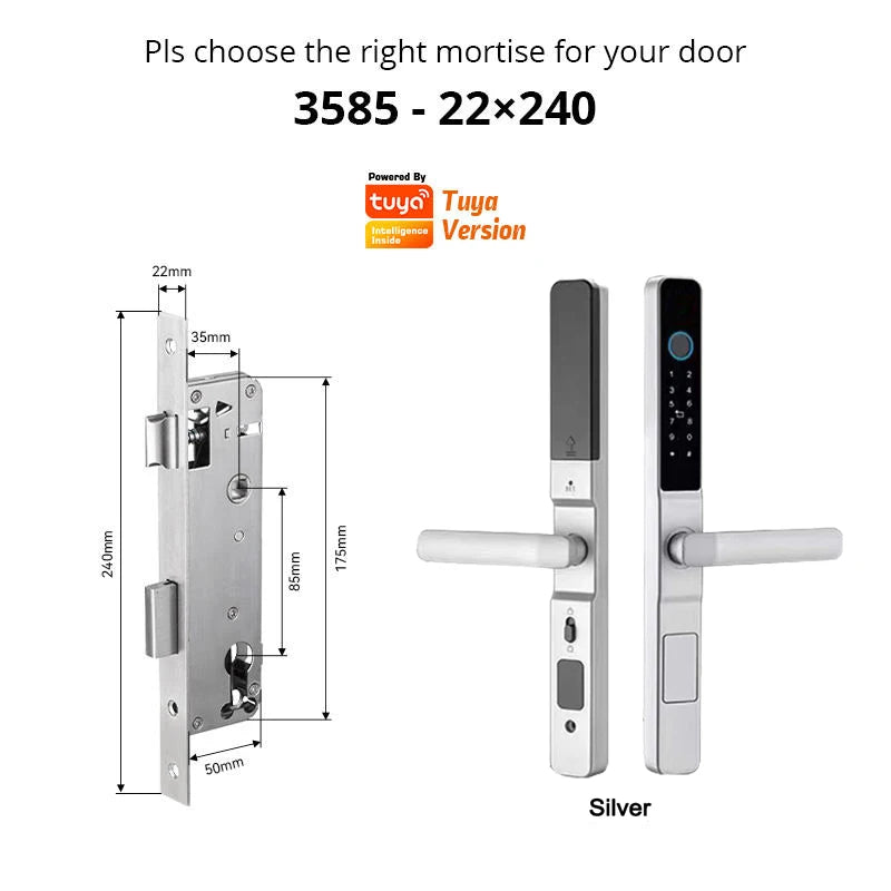 Smart Sliding Door Fingerprint Lock