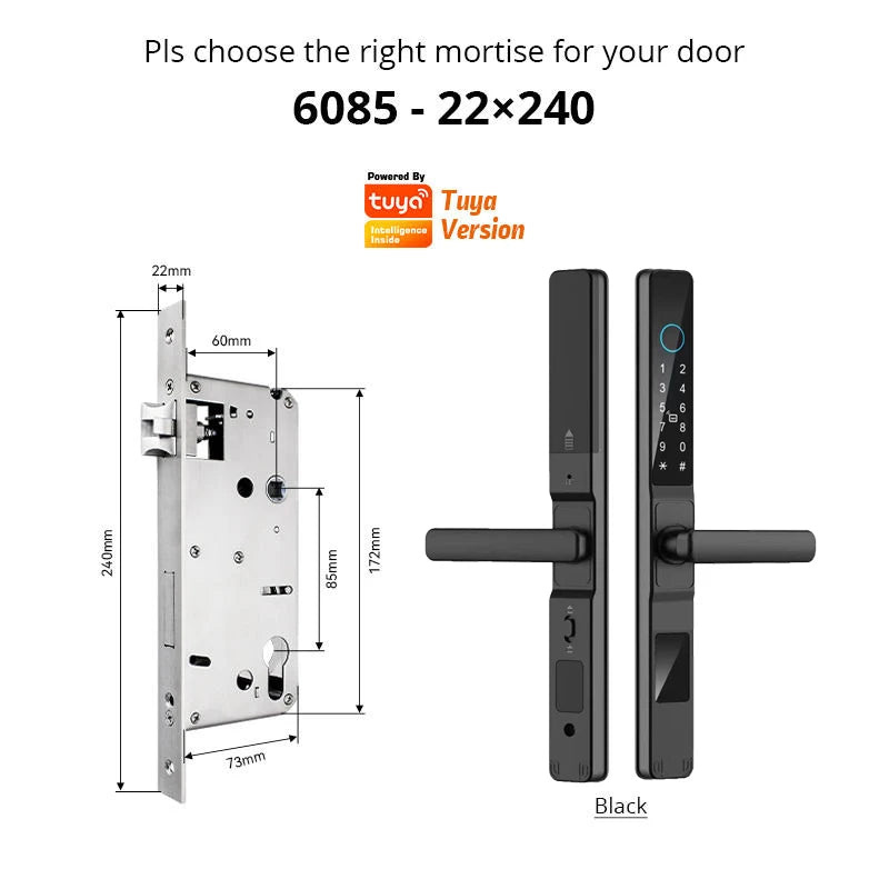 Smart Sliding Door Fingerprint Lock