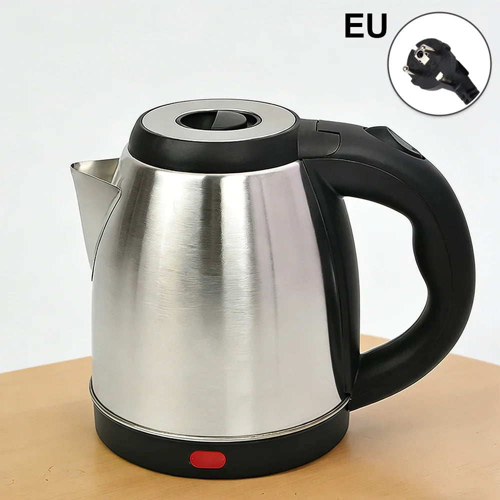 1.2L Electric Kettle AStainless Steel Auto Shut Off Anti-dry Burning Fast Heating Water Heater for Kitchen Daily Use