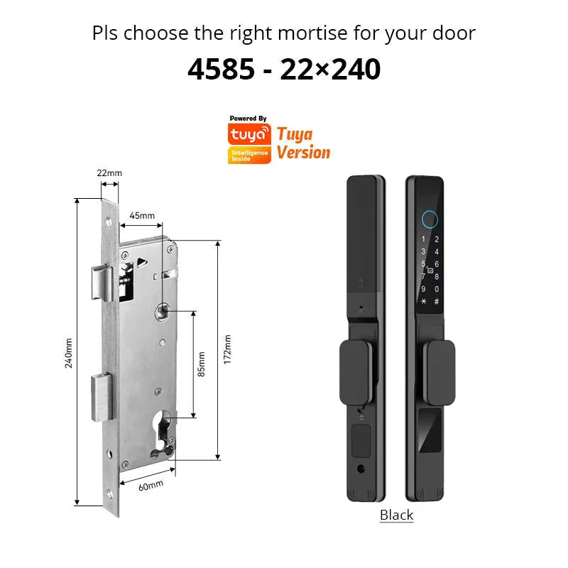 Smart Sliding Door Fingerprint Lock