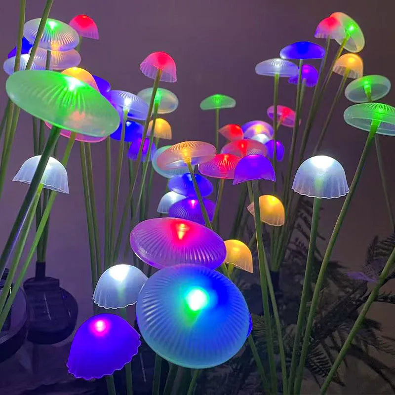 Solar Garden Lights Solar LED Lights Outdoor Waterproof with Mushroom for Outside Pathway Patio Yard Decor Gifts