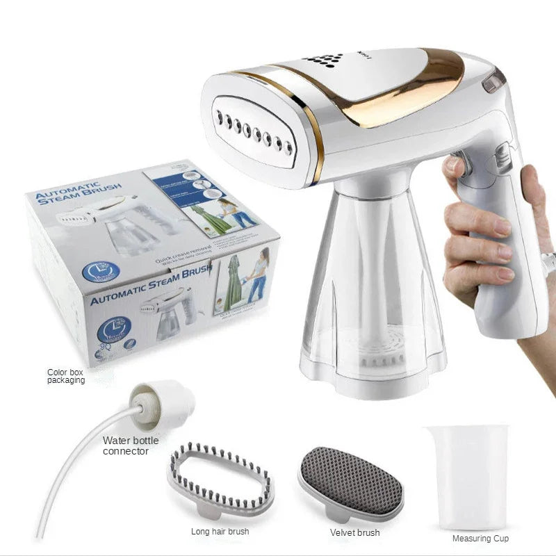 "Handheld Garment Steamer – Portable Travel Steamer for Wrinkles, Professional Grade"