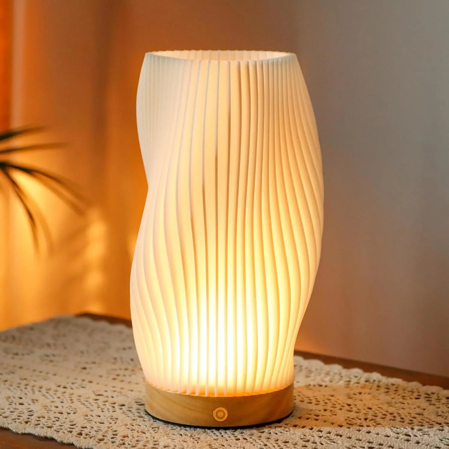 Vintage Boho Table Lamp – Cozy, Warm Lighting for Bedroom, Nightstands & Desk