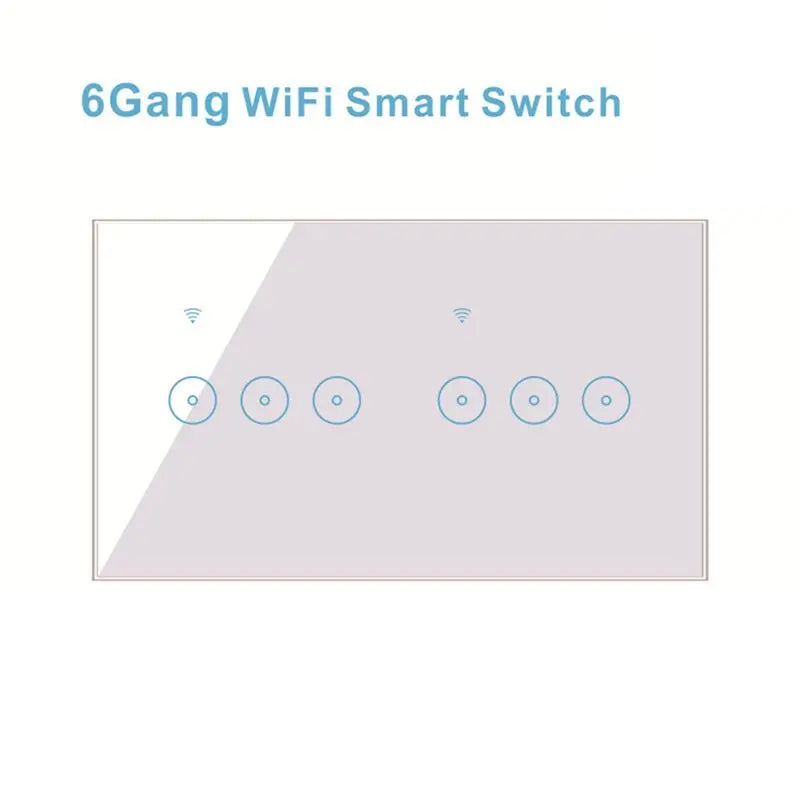 Delighted- Wifi Smart Wall Light Switch 10A Glass