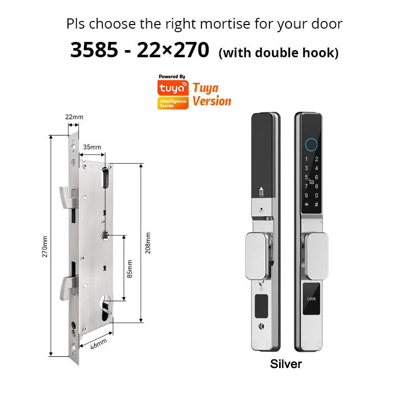 Smart Sliding Door Fingerprint Lock