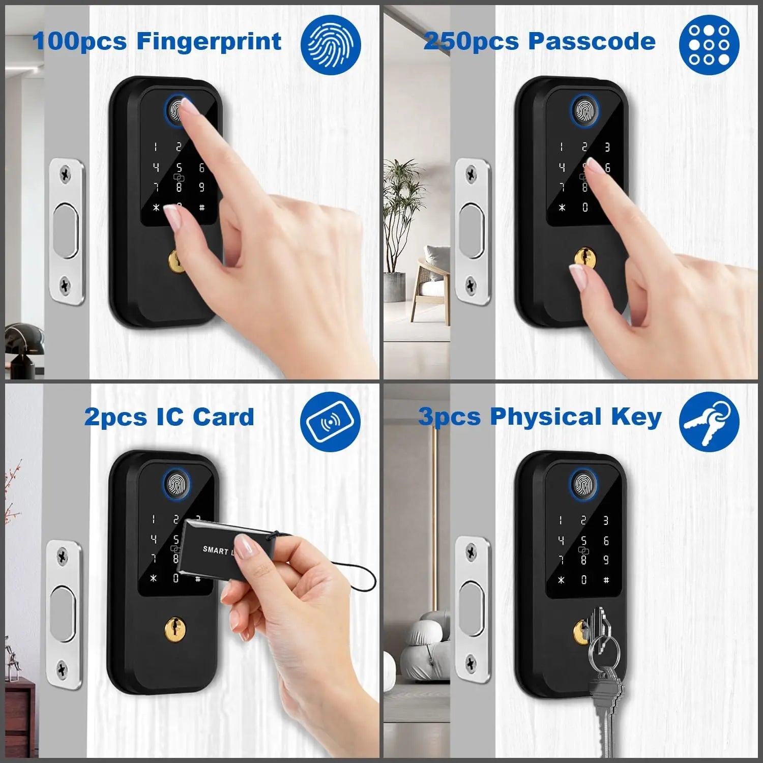 Smart Fingerprint Deadbolt Lock