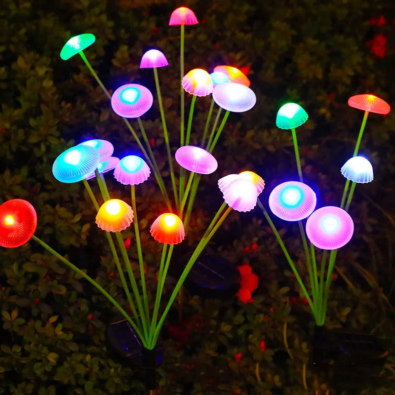 Solar Garden Lights Solar LED Lights Outdoor Waterproof with Mushroom for Outside Pathway Patio Yard Decor Gifts