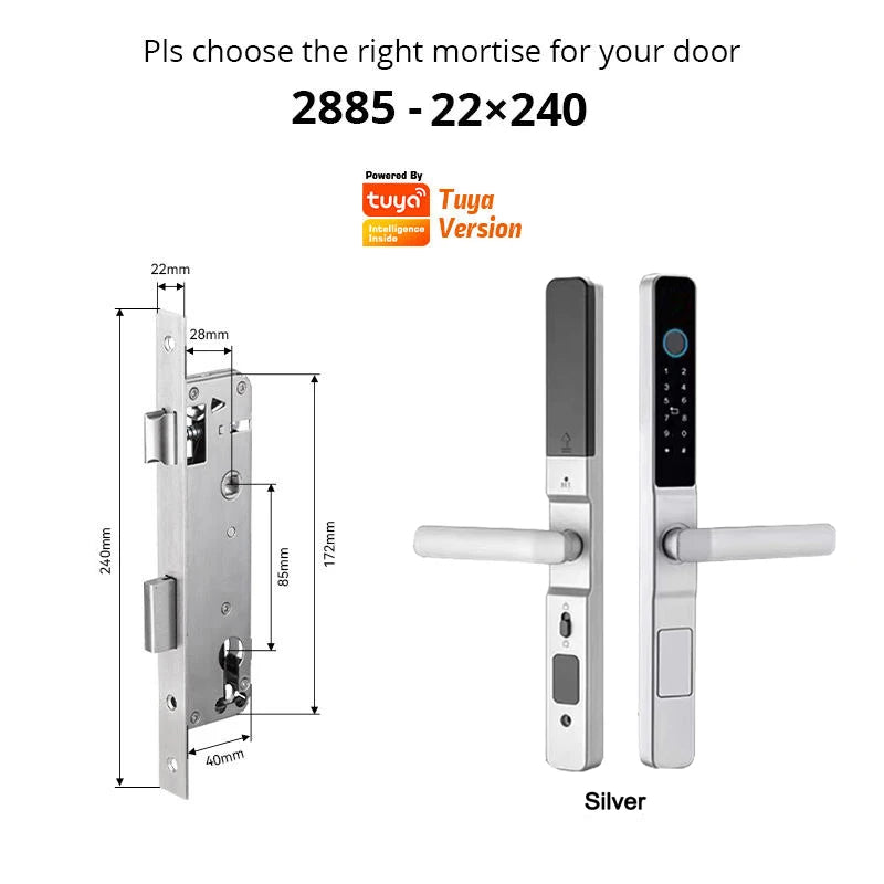 Smart Sliding Door Fingerprint Lock