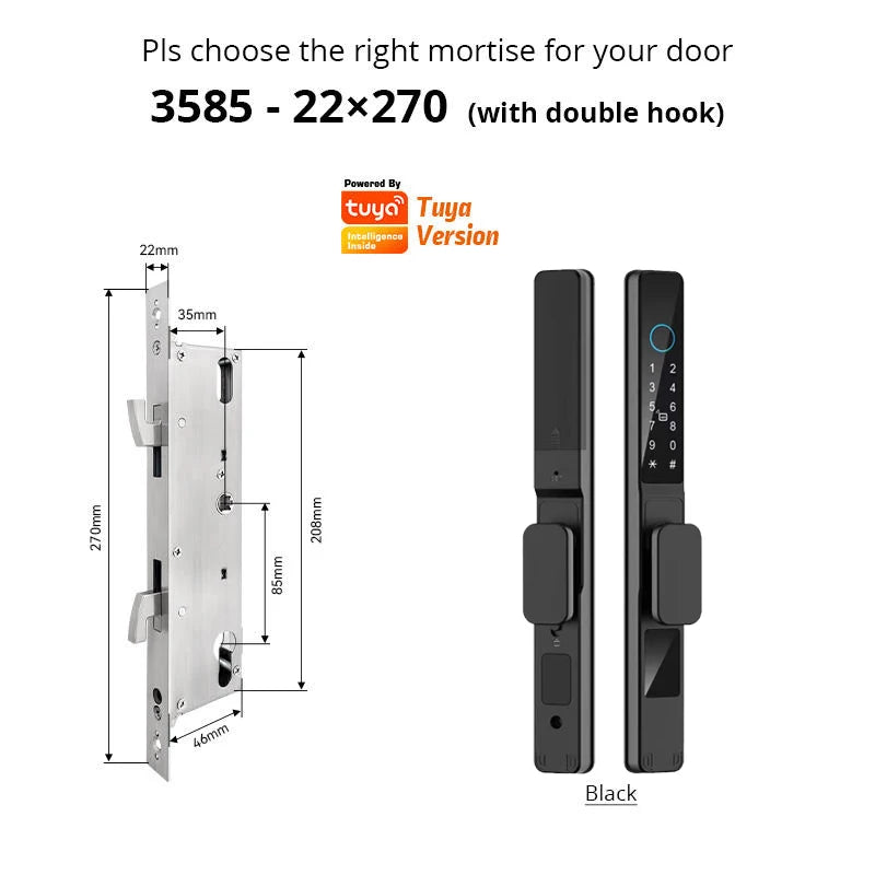 Smart Sliding Door Fingerprint Lock