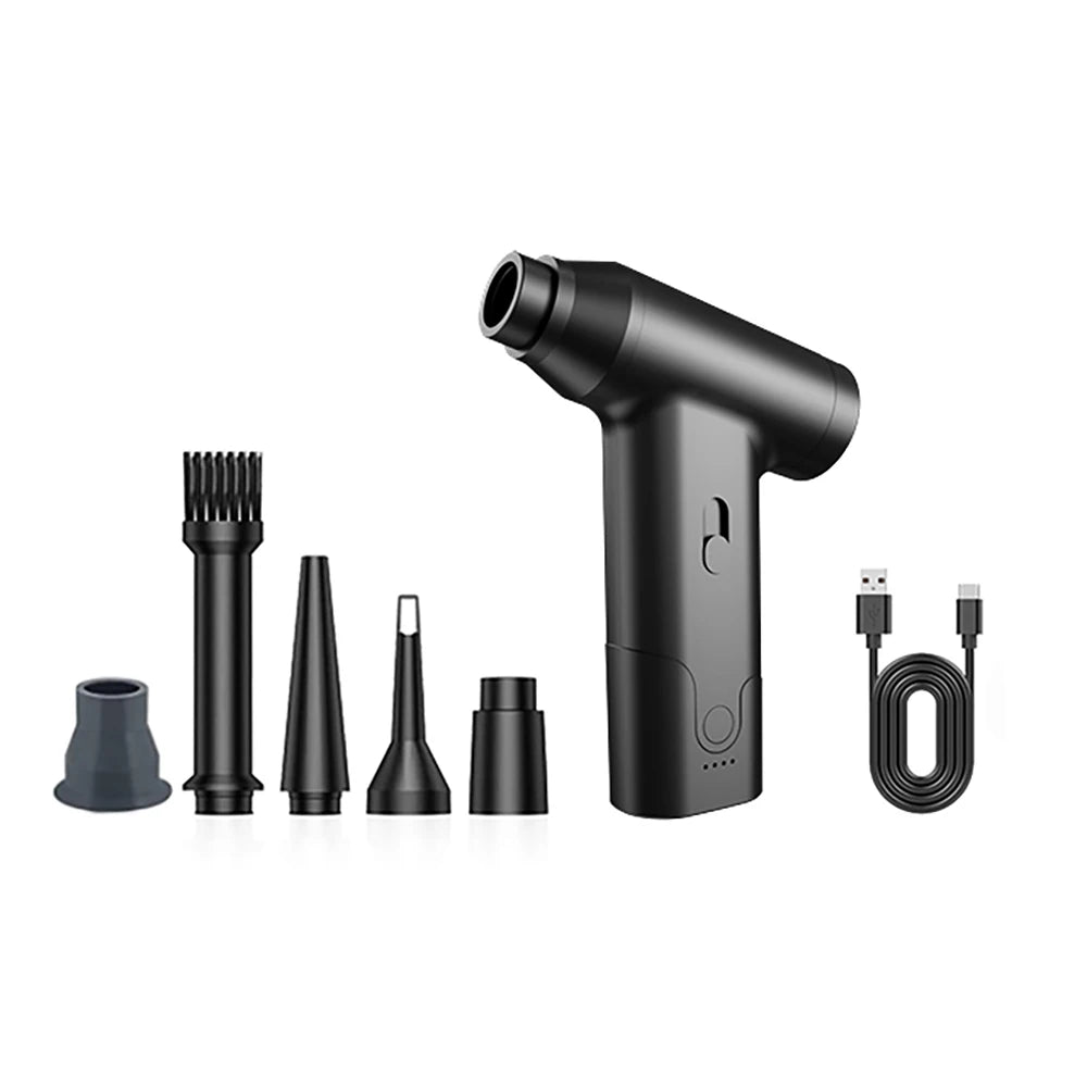 Wireless Handheld Dust Blower – For Computers, Keyboards, Cars & Sofas