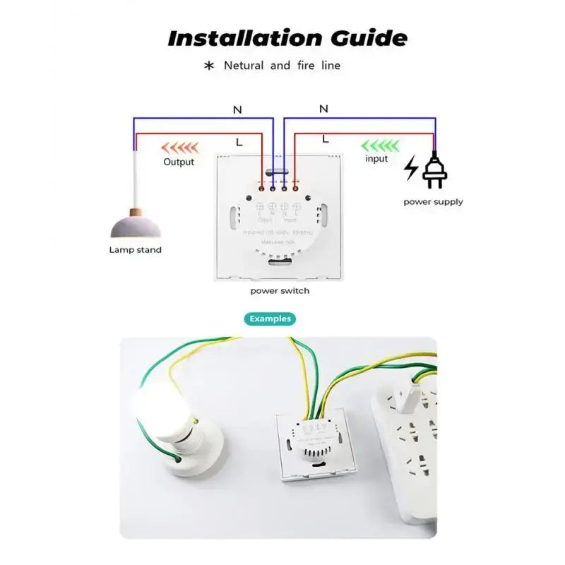 EU US Smart Wall Light Switch