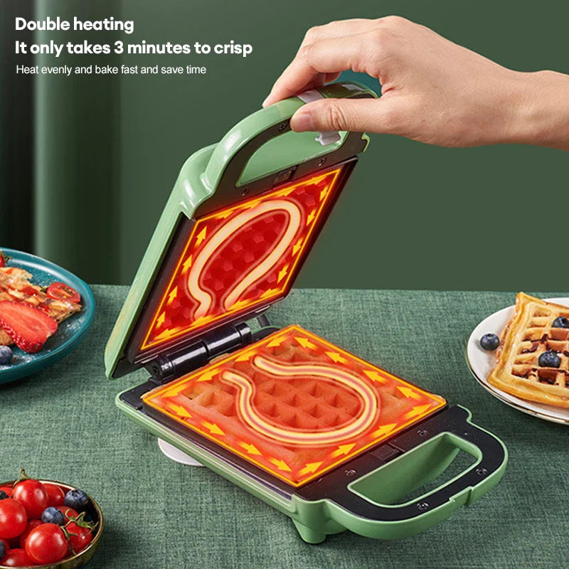 Electric Sandwich Maker &WafflesBreakfast