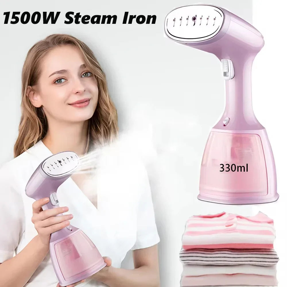 1500W Handheld Garment Steamer – Portable Clothes & Fabric Steam Iron
