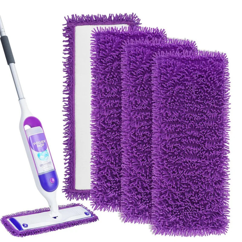 Reusable Washable Swiffer PowerMop Mop Pad Alternative - Cleaning Mop Pad Substitute for Spray Cleaner
