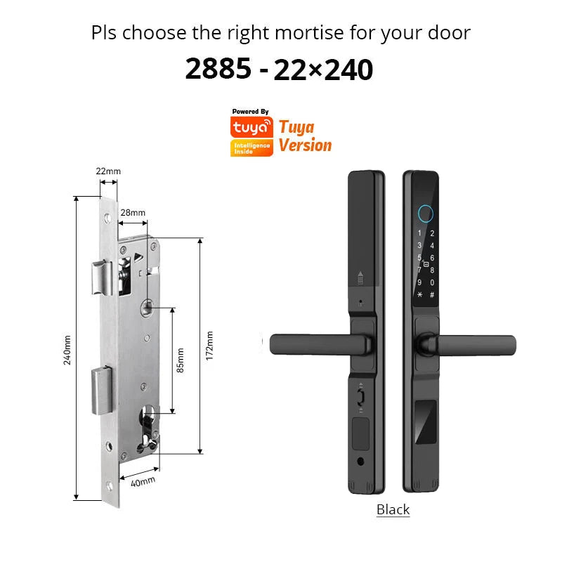 Smart Sliding Door Fingerprint Lock