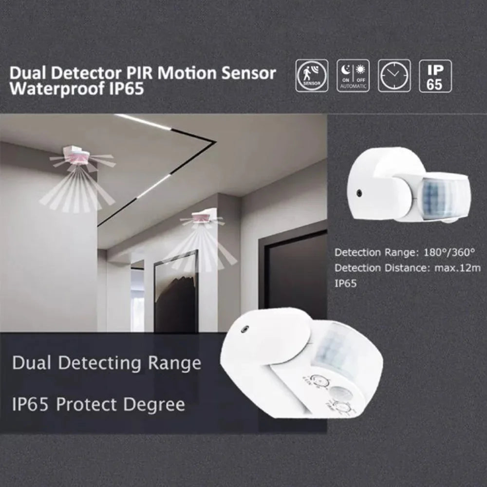 Motion Sensor Switch 220-240V Waterproof Wall