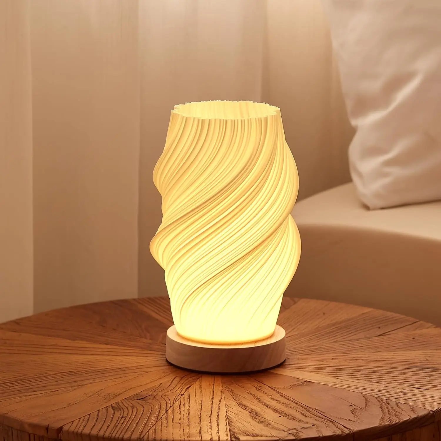 Vintage Boho Table Lamp – Cozy, Warm Lighting for Bedroom, Nightstands & Desk