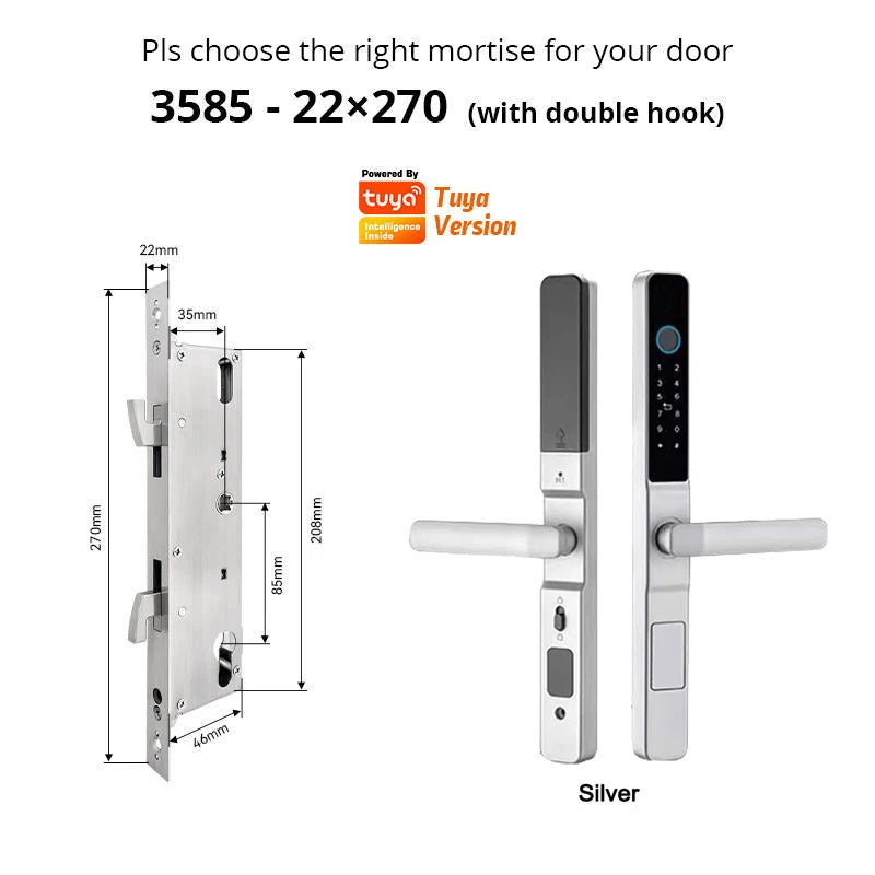 Smart Sliding Door Fingerprint Lock