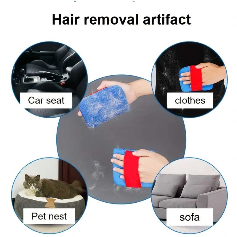 Pet Hair Remover Brush & Gloves