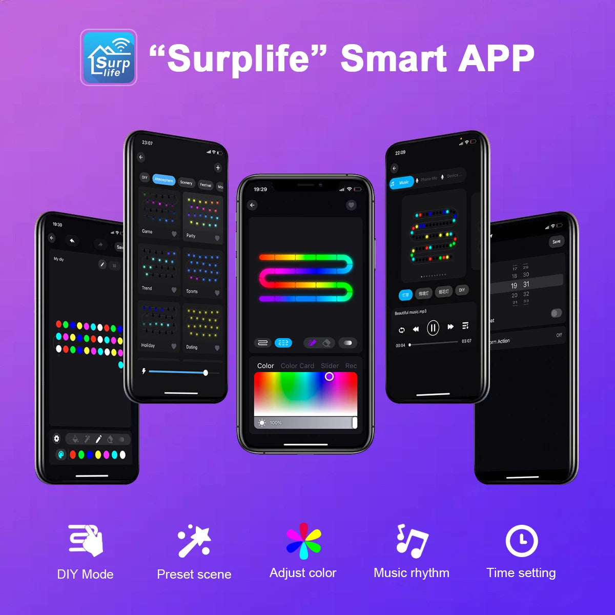 Smart WIFI and Bluetooth G40 LED Bulb