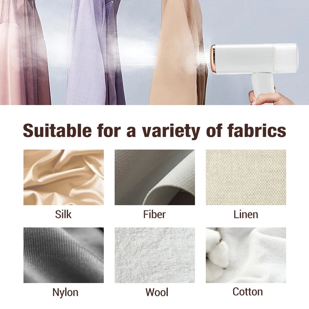 130ml Handheld Garment Steamer – 1000W Fast-Heat Steam Iron for Home & Travel"