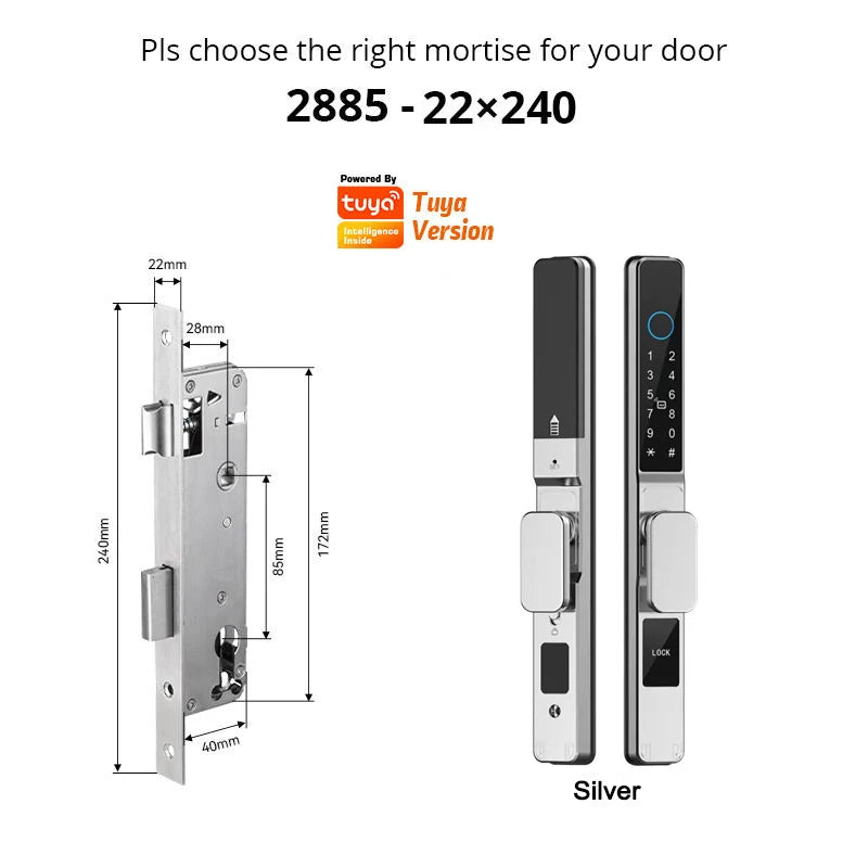 Smart Sliding Door Fingerprint Lock