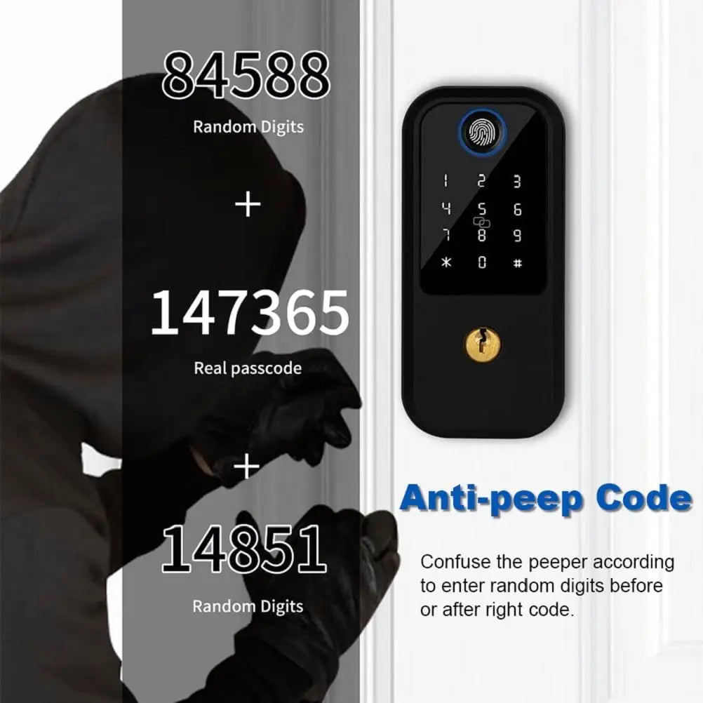 Smart Fingerprint Deadbolt Lock