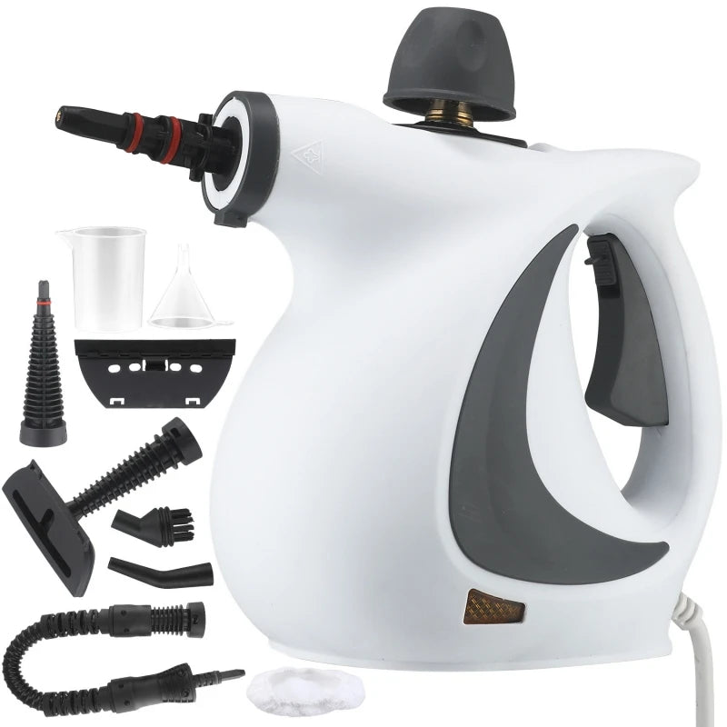 1050W Handheld Steam Cleaner – High Temp & Pressure for Kitchen & AC Cleaning"