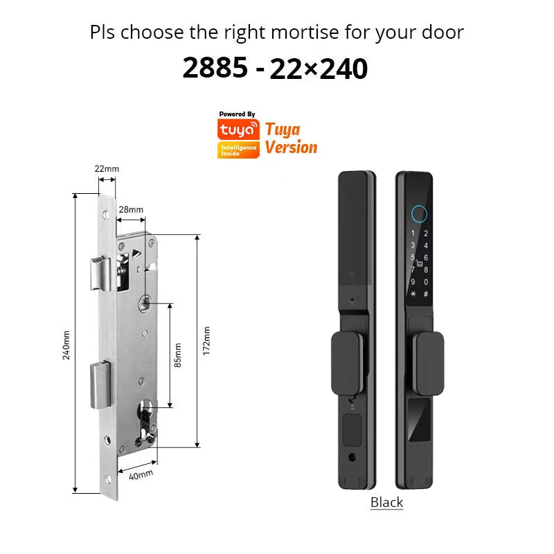 Smart Sliding Door Fingerprint Lock
