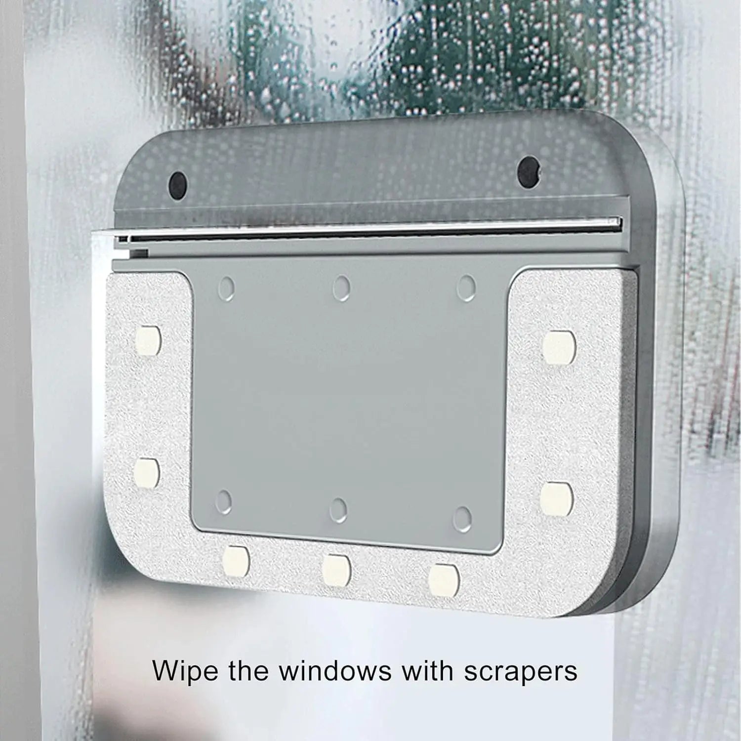 Magnetic Window Cleaner Tool Double-Sided Magnet Glass Brush Glazing Wiper Specialized Double Glazed Outside High Windows Washer