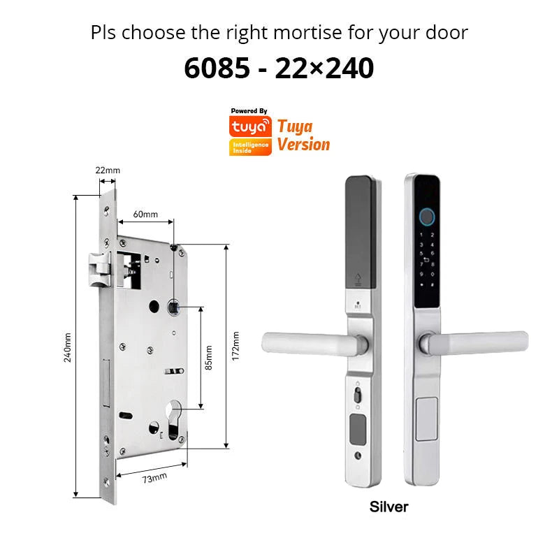 Smart Sliding Door Fingerprint Lock