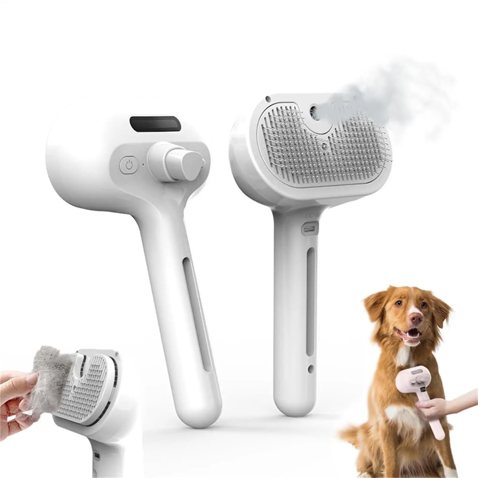 Pet Hair Remover Spray & Grooming Comb –