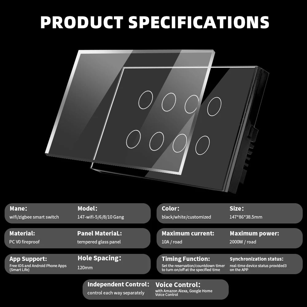 WIFI Smart Touch Light Wall