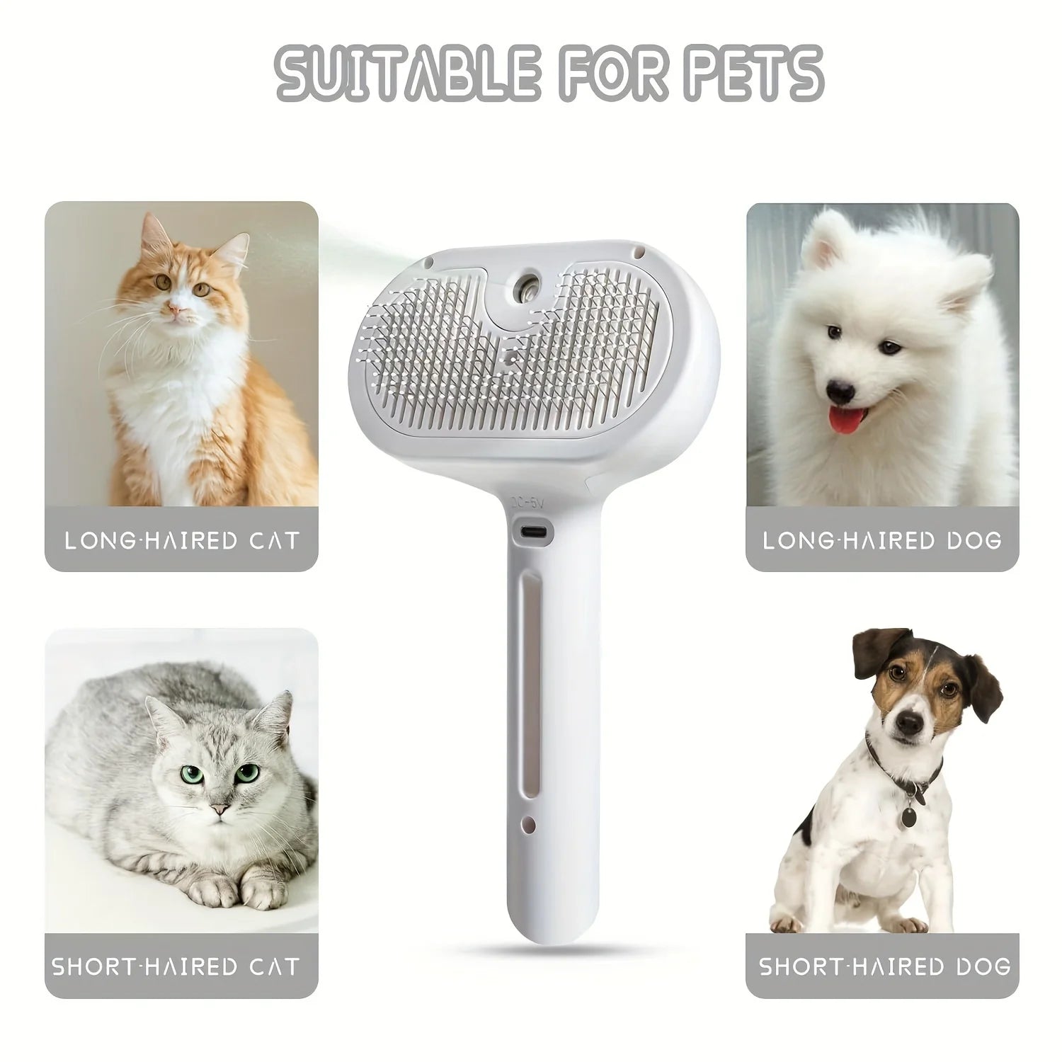 Pet Hair Remover Spray Comb