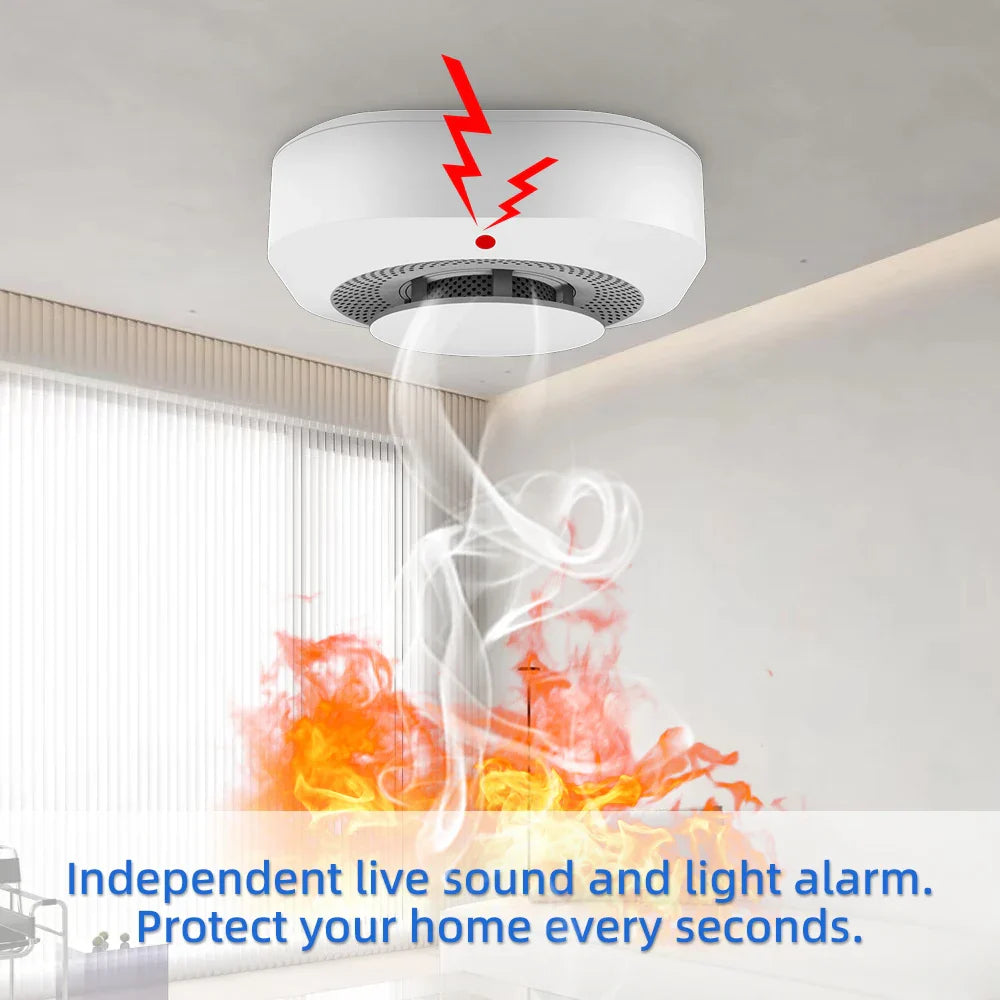 Gautone Independent Smoke Alarm Fire Protection