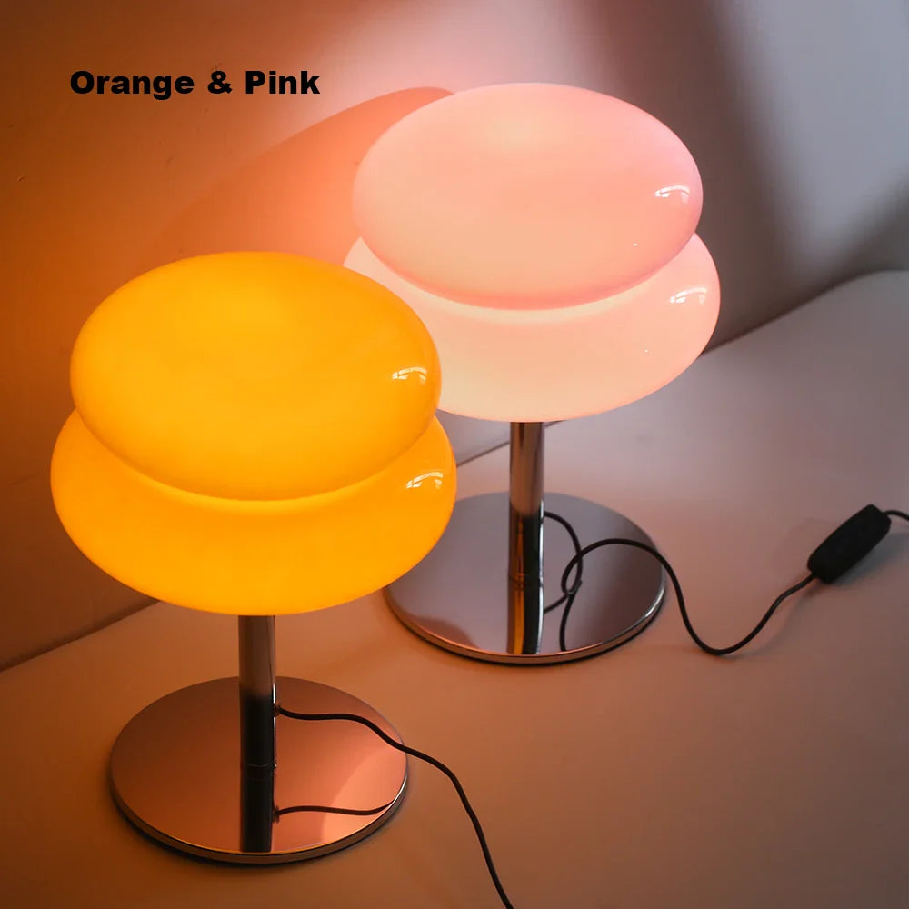 Modern Macaron LED Table Decor Lamp USB Dimming Desk Light Indoor Lighting Living Room Bedroom Bedside Decoration Bar Lamp