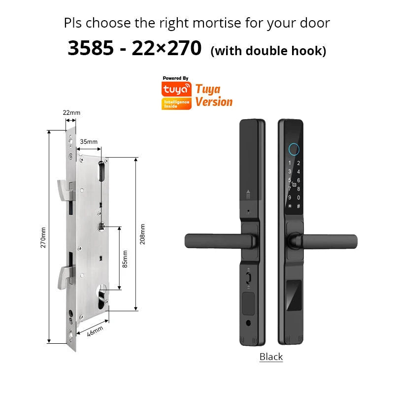 Smart Sliding Door Fingerprint Lock