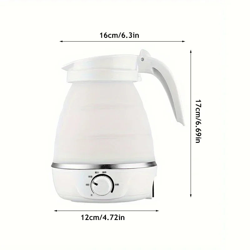 0.6L Electric Kettle Foldable And Portable To Use Safe And Body Small Footprint The Kettle Body Can Be Retracted Freely