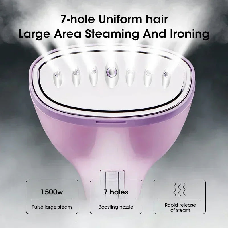 1500W Handheld Garment Steamer – Portable Clothes & Fabric Steam Iron