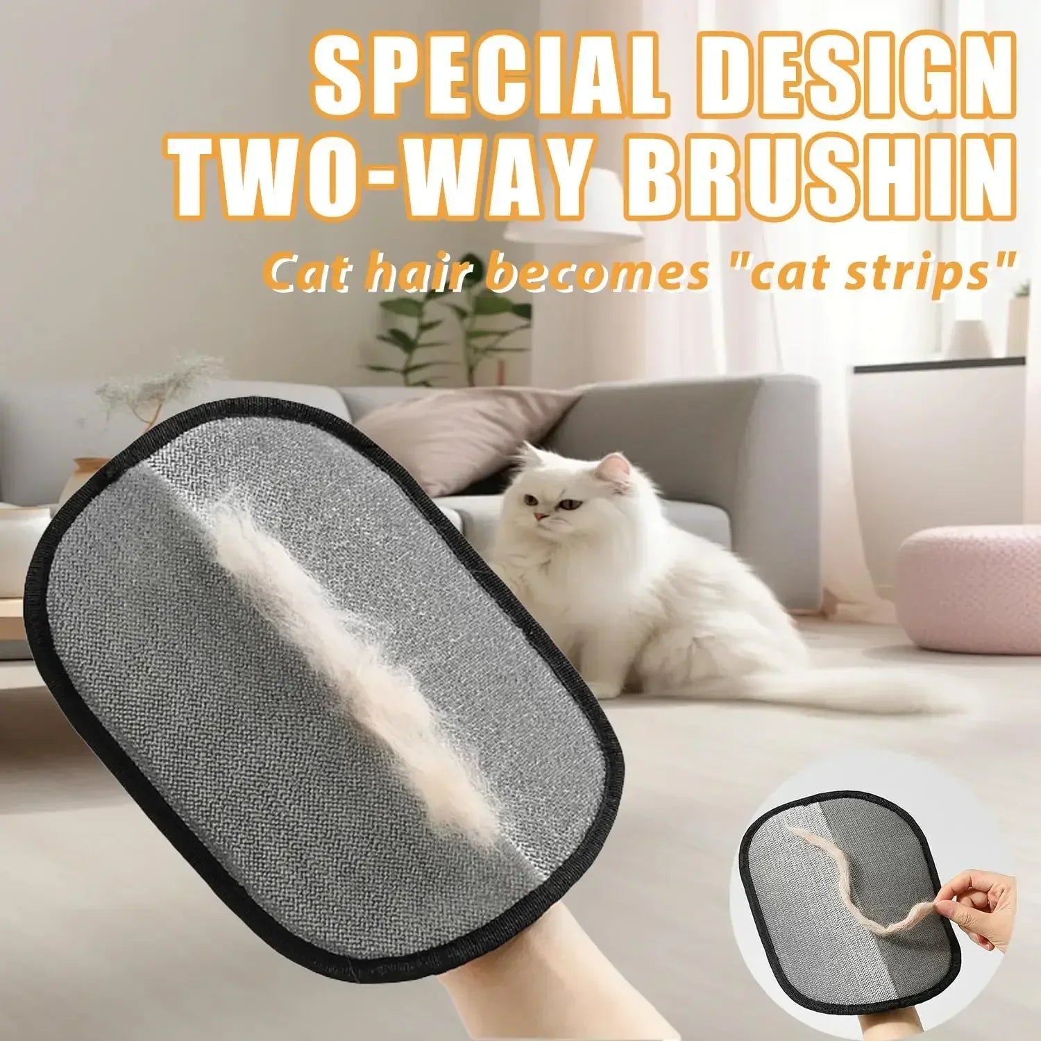 Portable Washable Pet Hair Remover Gloves