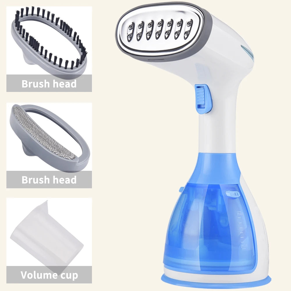 saengQ 1500W Handheld Garment Steamer – 280ml Portable Vertical Steam Iron"