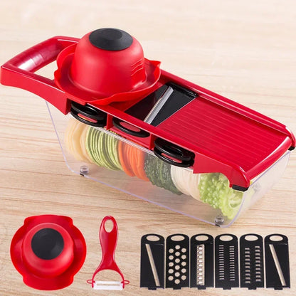 Vegetable Cutter 8 In 1 6 Dicing Blades Slicer